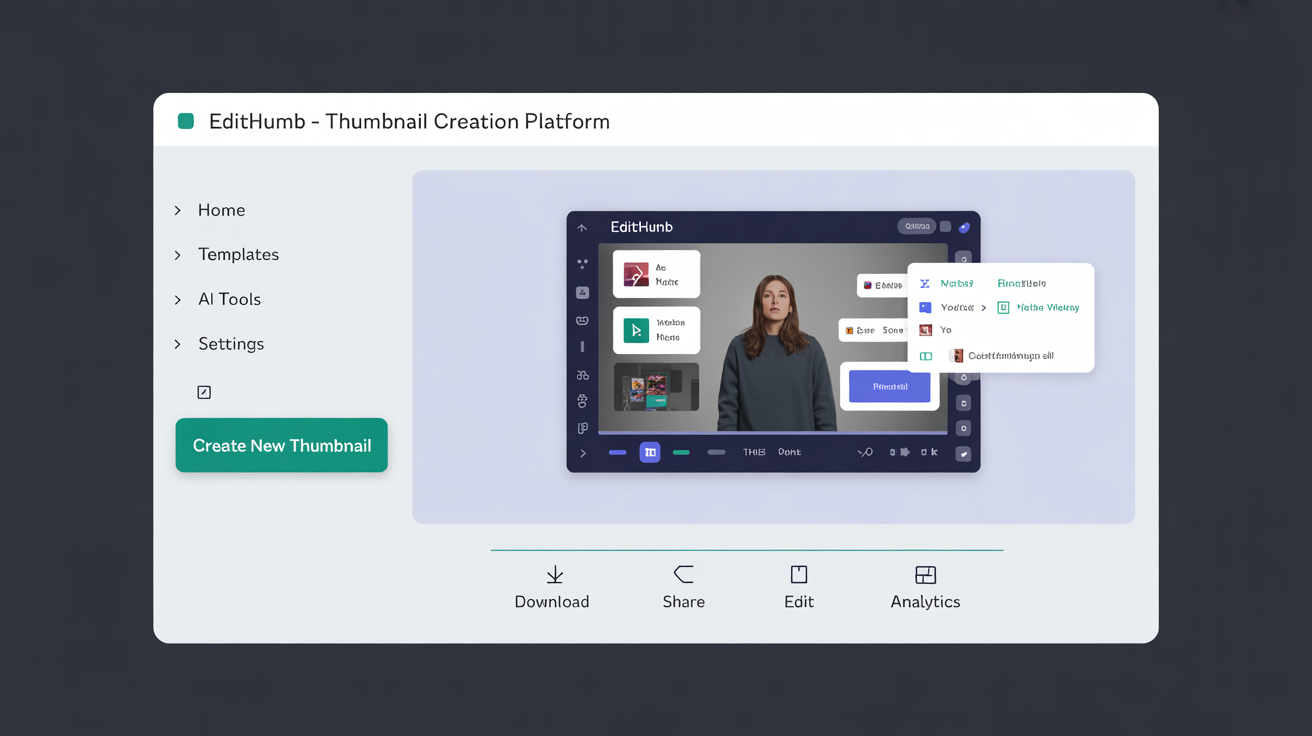 Connecting Integrations in Edithumb screenshot